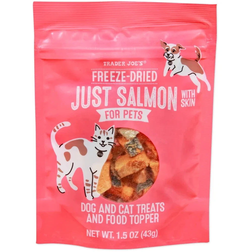 Trader Joe's — Freeze-Dried Just Salmon with Skin for Pets